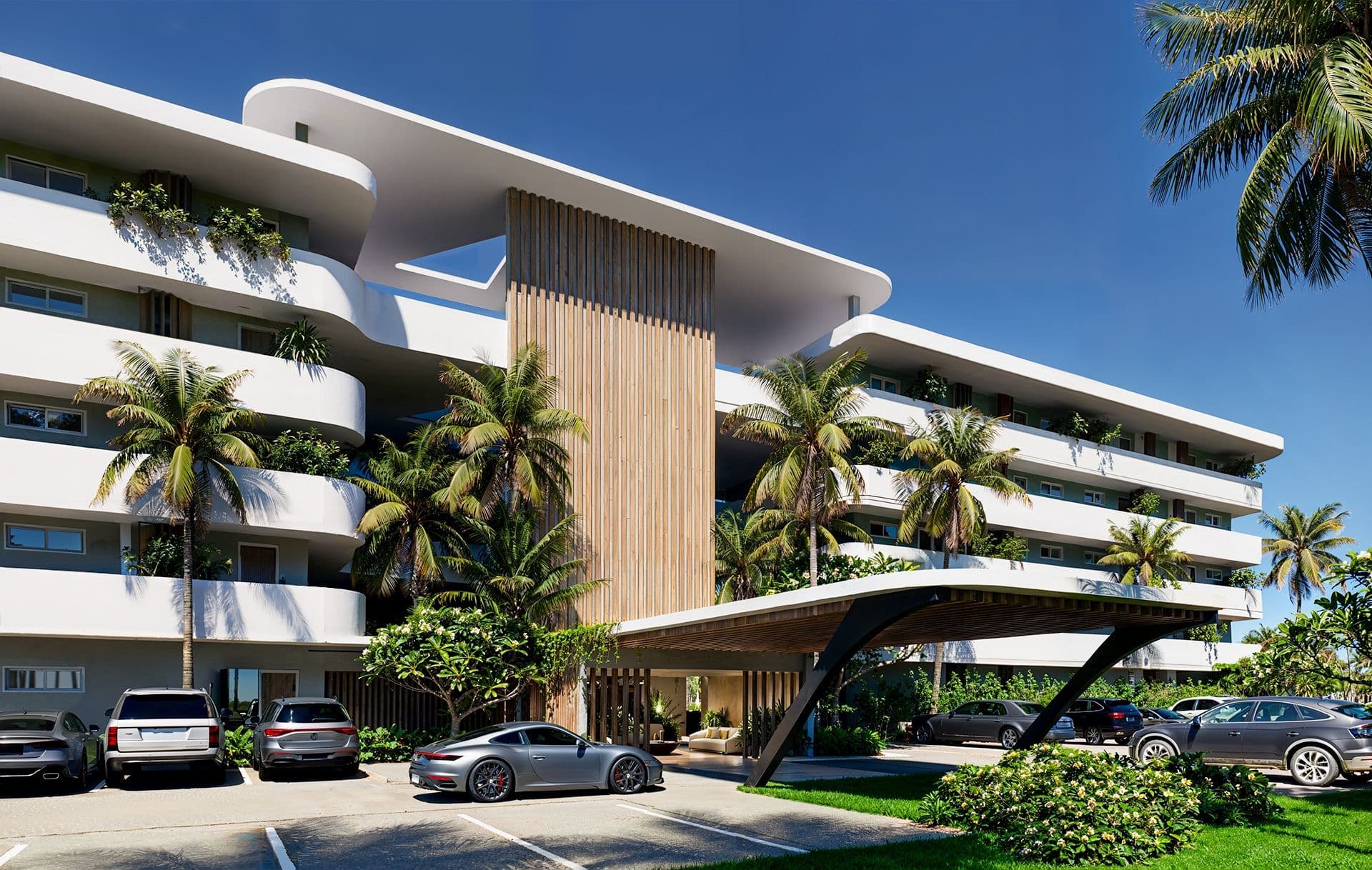 Apartamenty z widokiem na pole golfowe